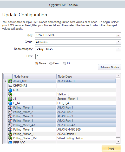 Update Configuration